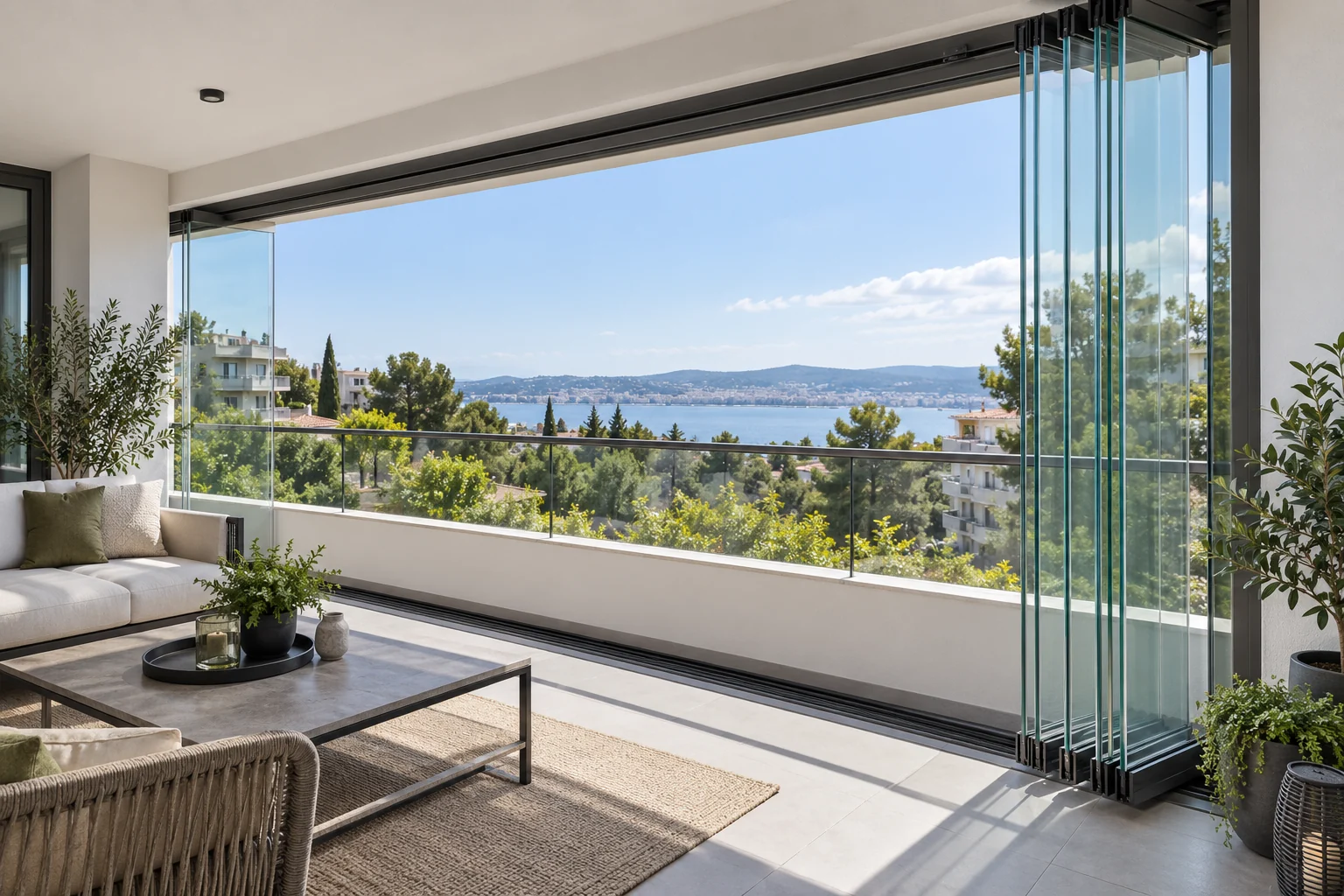 Cam balkon sistemleri için temsili ürün görseli