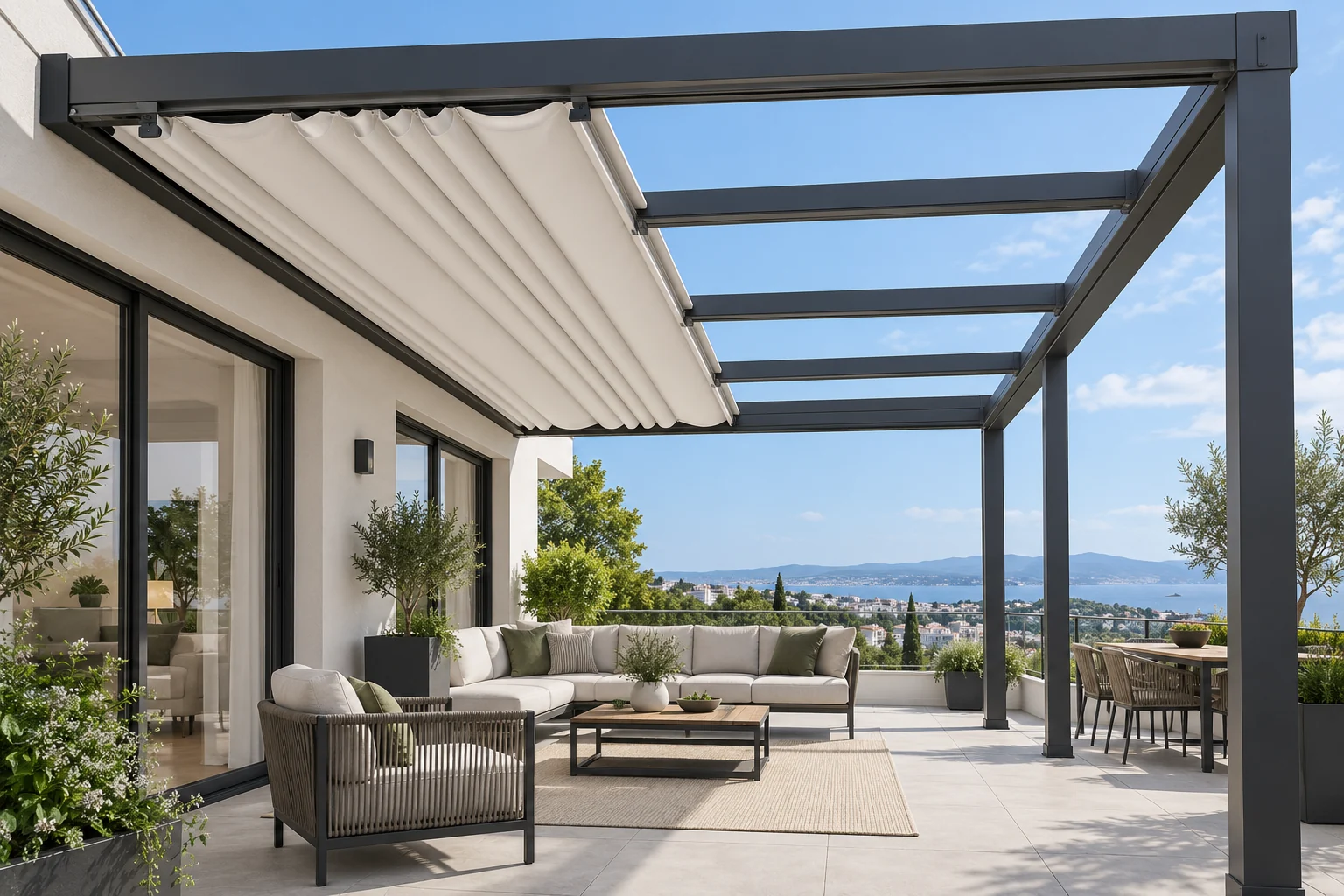 Pergola sistemleri için temsili ürün görseli